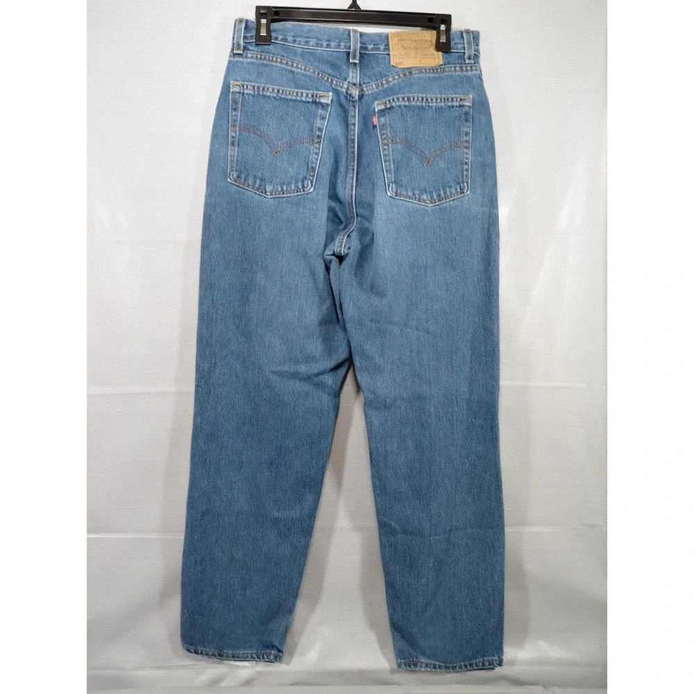 Levi's 560 Loose Fit Straight Leg Jeans Women's 10 Reg S Dark‎ Wash Denim